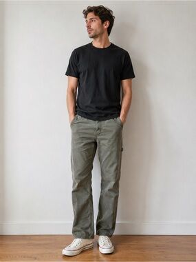 Blue Mountain Carpenter Work Pants Utility Cotton Men’s 34x30